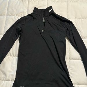 Nike Pro Combat Fitted Long-Sleeve Quarter Zip